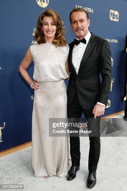 Faith Hill and Tim McGraw attend the 28th Screen Actors Guild Awards at Barker Hangar on February 27, 2022 in Santa Monica, California. 1184573