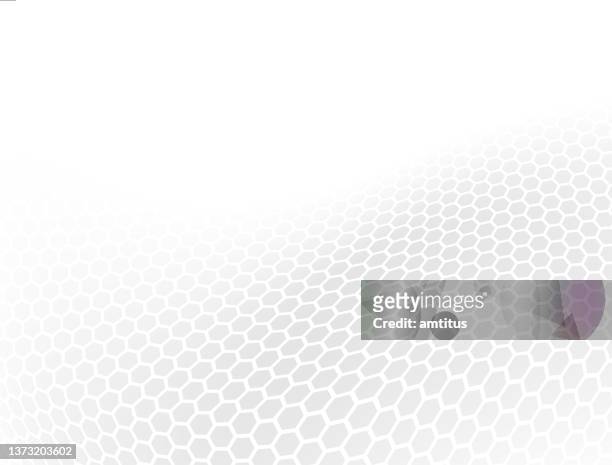 hexagons gray bg - backgrounds stock illustrations