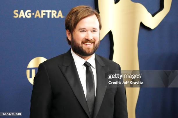 Haley Joel Osment attends the 28th Annual Screen Actors Guild Awards at Barker Hangar on February 27, 2022 in Santa Monica, California.