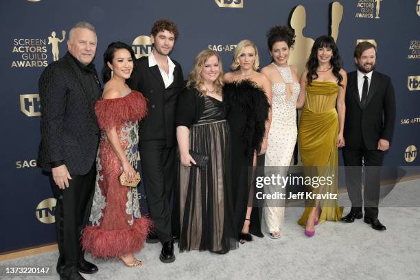 Paul Reiser, Melissa Tang, Casey Thomas Brown, Sarah Baker, Emily Osment, Lisa Edelstein, Jenna Lyng Adams and Haley Joel Osment attend the 28th...