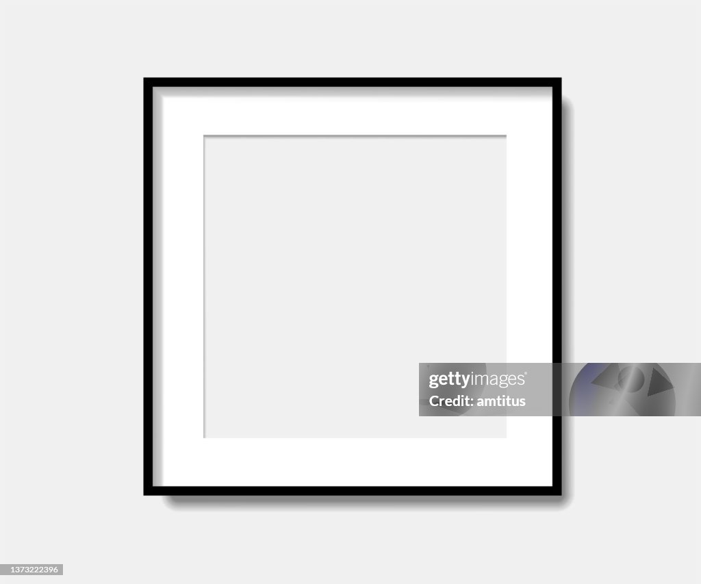 Black square frame