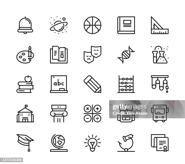 school icons - professional basketball stock illustrations
