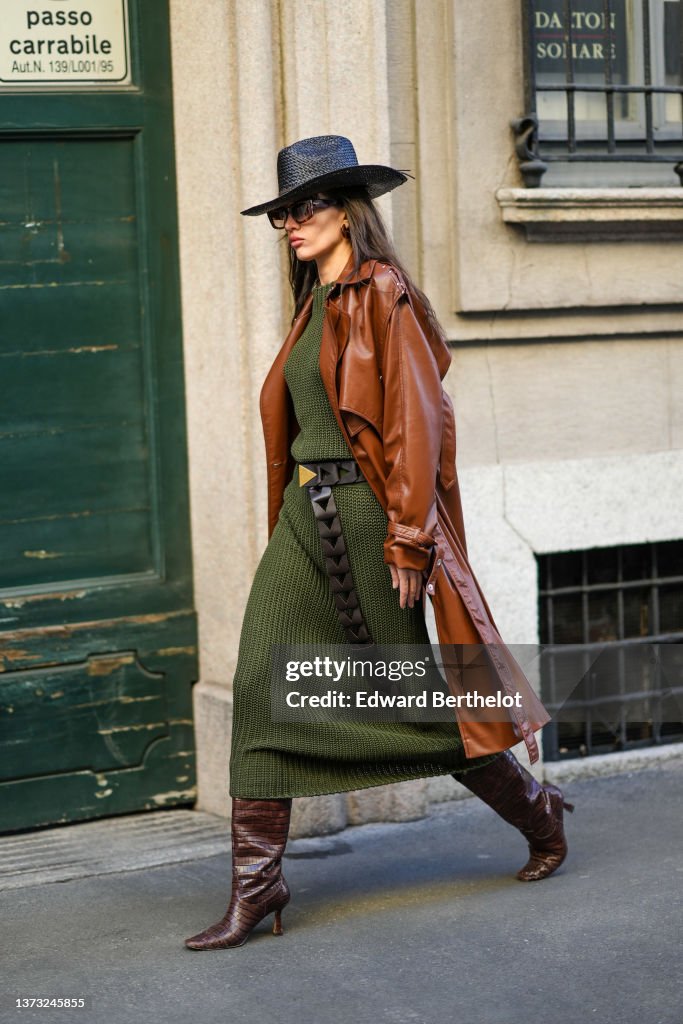 Street Style - Day 5 - Milan Fashion Week Fall/Winter 2022/2023