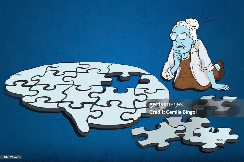 Alzhimer Riddle Alzheimers Disease High-Res Vector Graphic - Getty Images