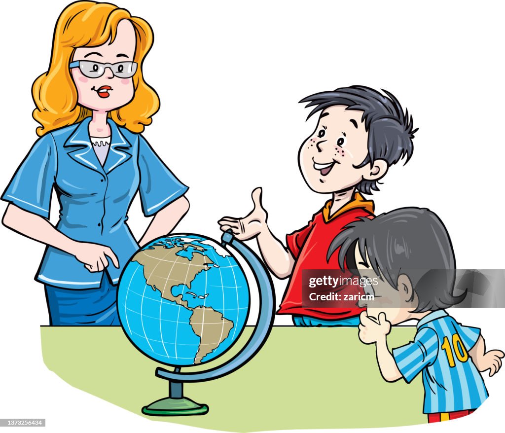 Geography Class Vector Geography Class Clipart
