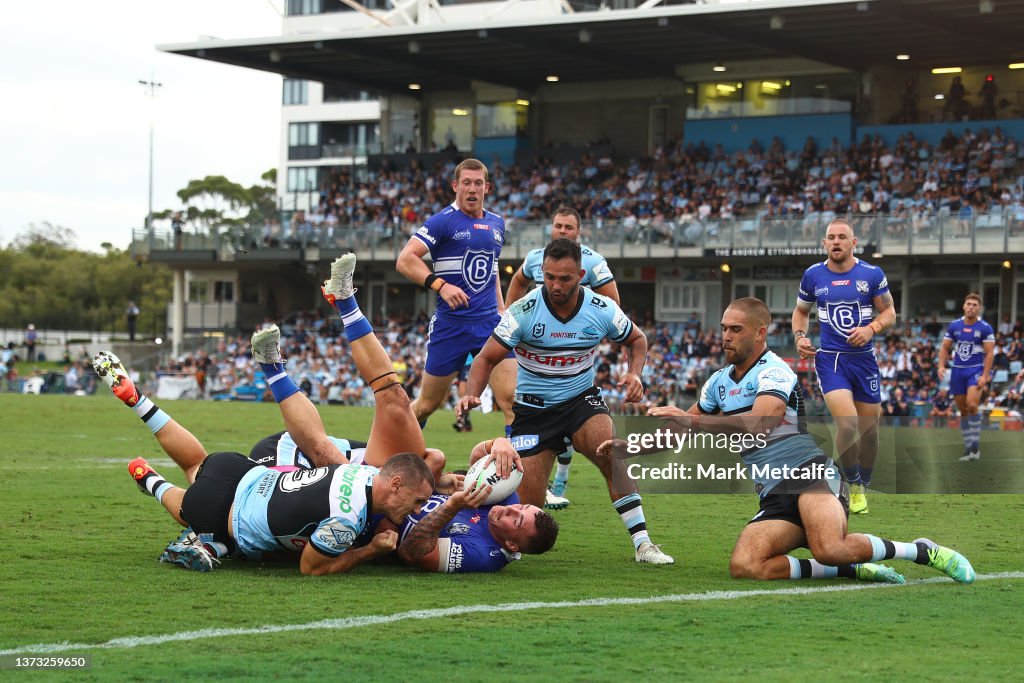 NRL Trial Match - Sharks v Bulldogs