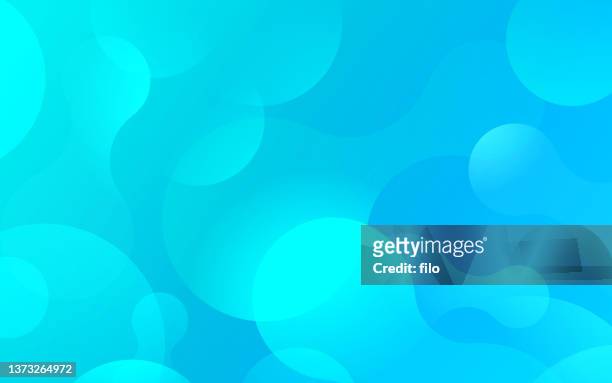 stockillustraties, clipart, cartoons en iconen met blue water bubble blob abstract smooth background - sport blue background