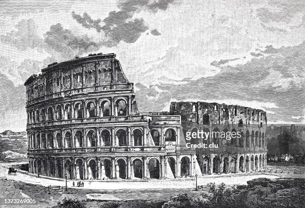 ilustraciones, imágenes clip art, dibujos animados e iconos de stock de coliseum, roma - coliseum rome