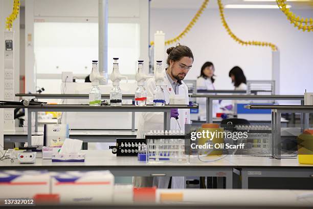The interior of the anti-doping laboratory which will test athlete’s samples from the London 2012 Games on January 19, 2012 in Harlow, England. The...