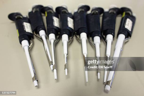 Apparatus in the anti-doping laboratory which will test athlete’s samples from the London 2012 Games on January 19, 2012 in Harlow, England. The...