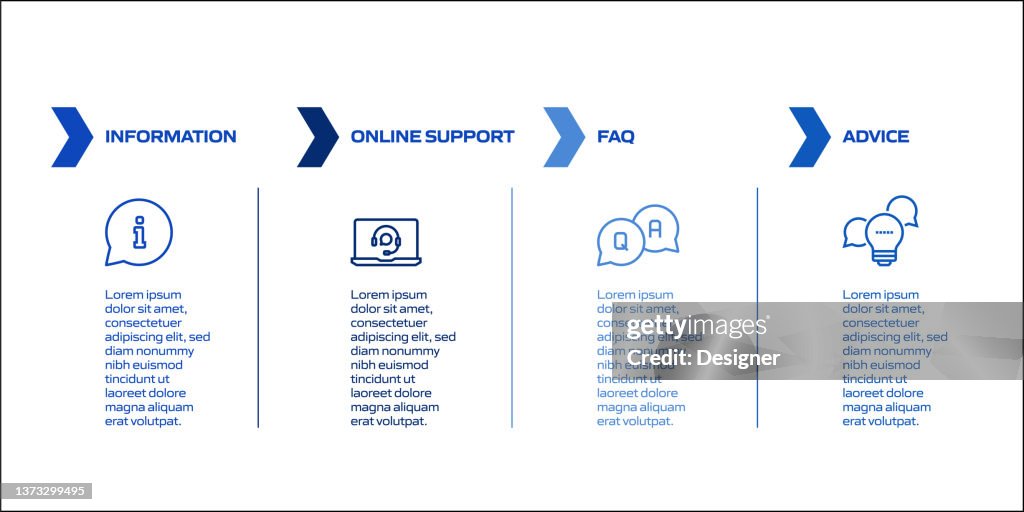 Help And Support Option Help And Support Related Infographic Design High-Res Vector Graphic ...
