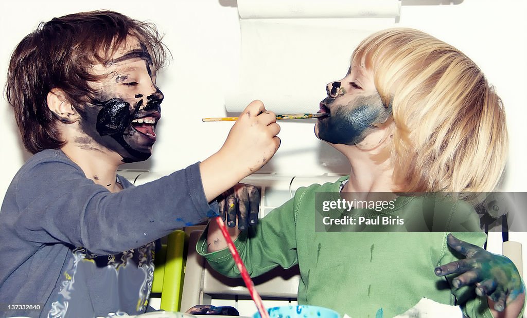 Body painting face