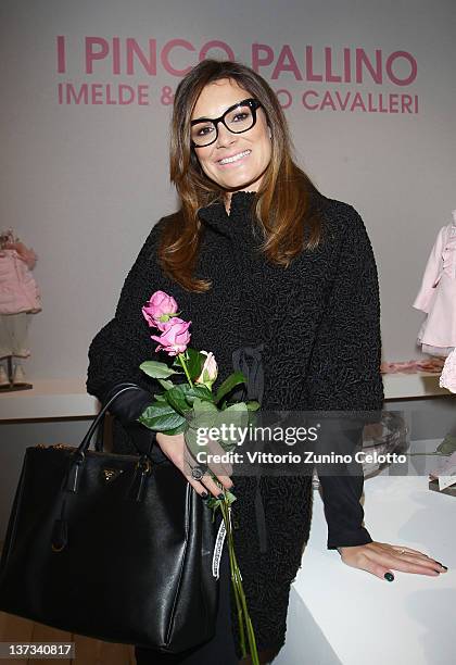 Alena Seredova attends I Pinco Pallino presentation as part of Pitti Immagine Bimbo 74 on January 19, 2012 in Florence, Italy.