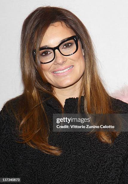 Alena Seredova attends I Pinco Pallino presentation as part of Pitti Immagine Bimbo 74 on January 19, 2012 in Florence, Italy.