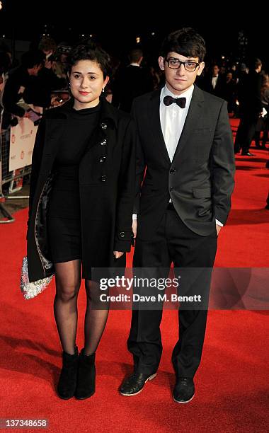 Actors Yasmin Paige and Craig Roberts attends the London Film Critics' Circle Awards 2012 at BFI Southbank on January 19, 2012 in London, England.