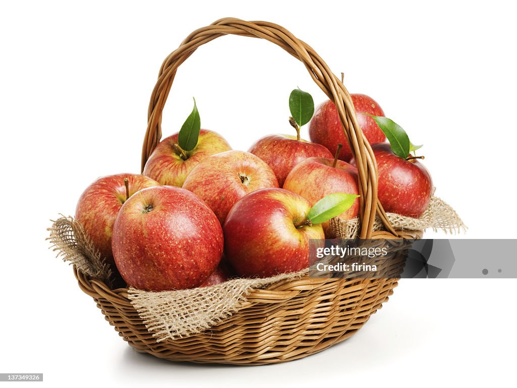 Jonagold Apples in a Basket