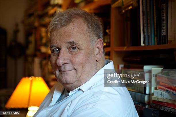 Author Edmund White is photographed for The Observer Newspaper on October 25, 2011 in New York City.