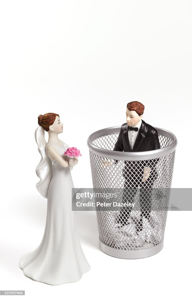 Wife binning husband/divorce