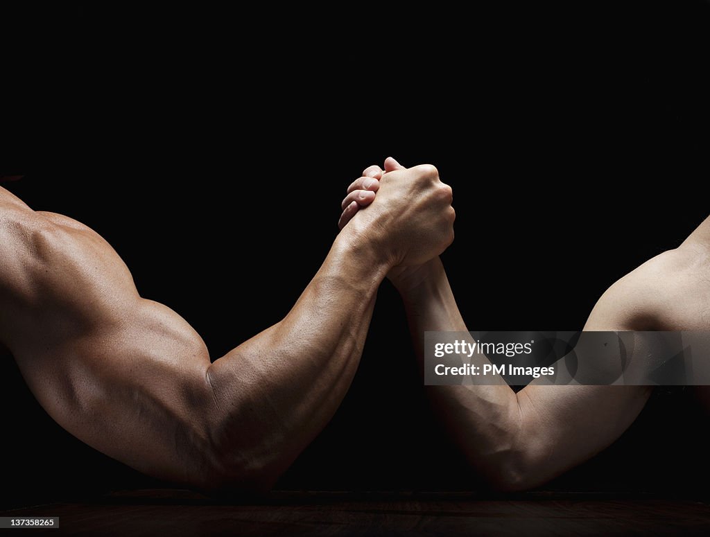 Arm Wrestling Mismatch