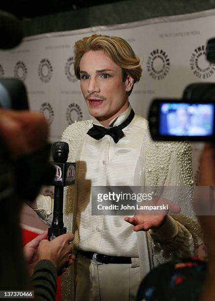 Austin Scarlett attends The Paley Center for Media Presents: "Project Runway All Stars" at The Paley Center for Media on January 19, 2012 in New York...