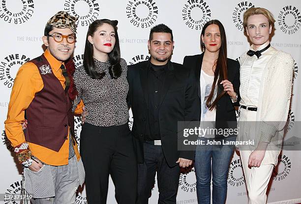 Mondo Guerra, Kenley Collins, Michael Costello, Kara Janx and Austin Scarlett attends The Paley Center for Media Presents: "Project Runway All Stars"...