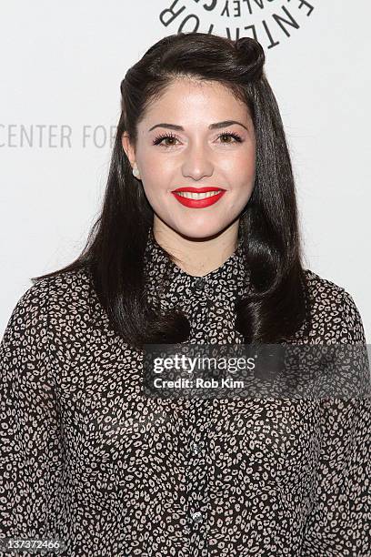 Kenley Collins attends The Paley Center for Media Presents: "Project Runway All Stars" at The Paley Center for Media on January 19, 2012 in New York...