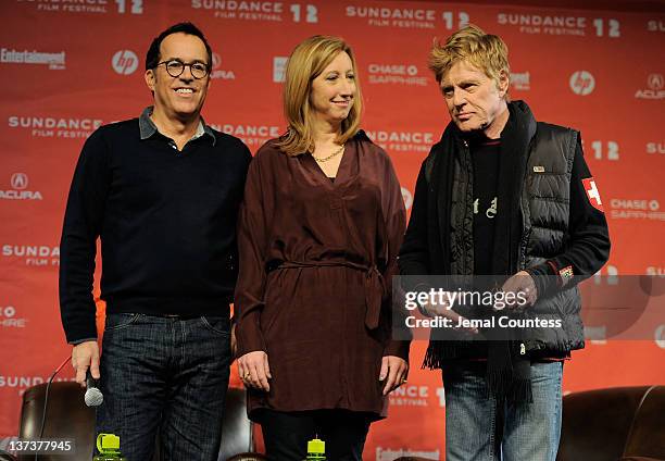 Director of the Sundance Film Festival John Cooper, Sundance Institute Executive Director Keri Putnam and Sundance Institute President and Founder...