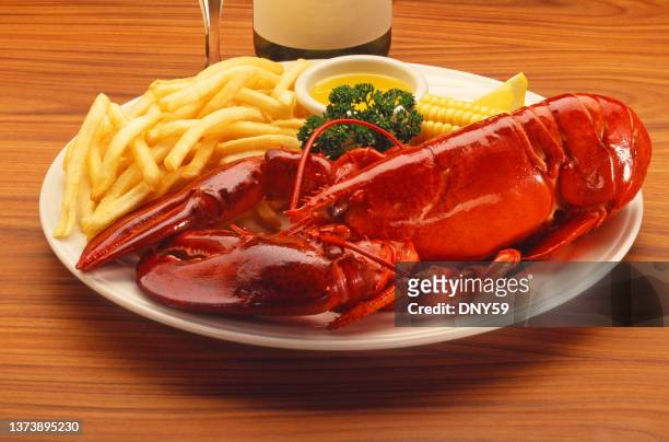 lobster dinner - hummer bildbanksfoton och bilder