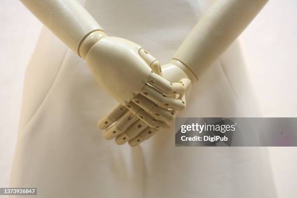 female like mannequin's hands - mannequin arm stock pictures, royalty-free photos & images