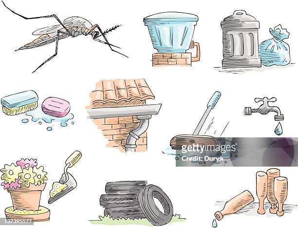 ilustrações, clipart, desenhos animados e ícones de mosquito da febre amarela mosquito - mosquito