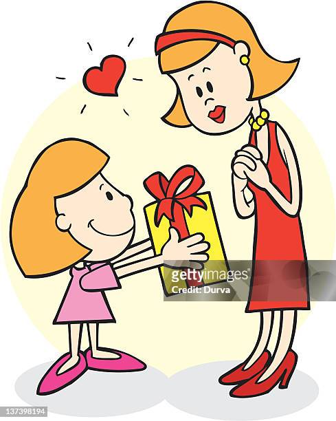 26 Parents Giving Gifts Cartoon High Res Illustrations - Getty Images