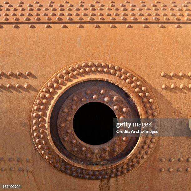 Rusted Heating Tank, Foto de stock