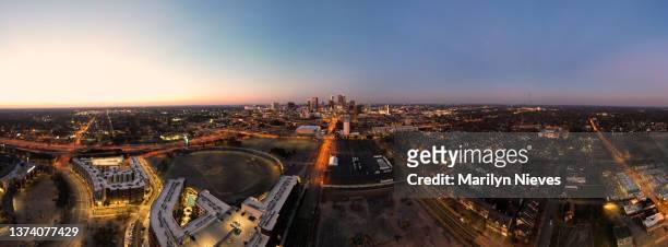 construction industry is booming in atlanta - suntrust stock pictures, royalty-free photos & images