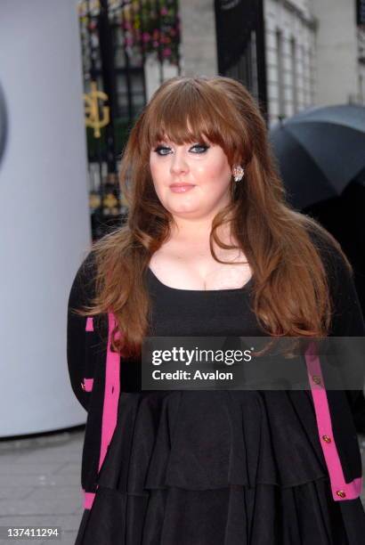 Singer Adele arriving at Mercury Music Awards, London, 9th September 2008.