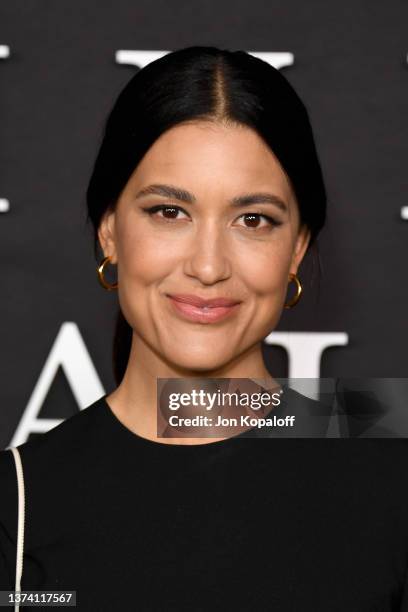 Julia Jones attends the Premiere of STARZ "Shining Vale" at TCL Chinese Theatre on February 28, 2022 in Hollywood, California.