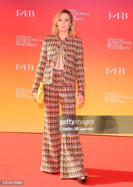 Ana Girardot attends the 1st "Nouvelles vagues" International Biarritz Film Festival - Day Three on June 30, 2023 in Biarritz, France.