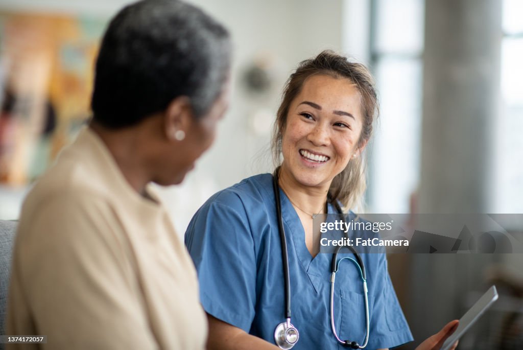 Nurse Making a Homecare Visit