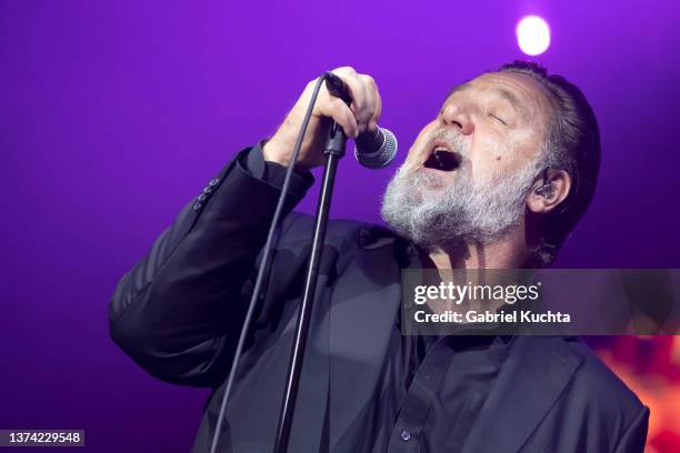 Russell Crowe performs with his band Indoor Garden Party during the "Firebrand" Premiere & Opening Ceremony for the 57th Karlovy Vary International...