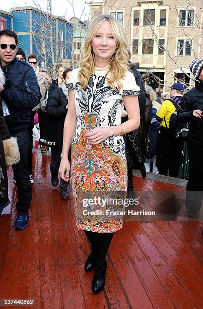 Actress Anne Heche attends the 2012 Sundance Film Festival on January 20, 2012 in Park City, Utah.