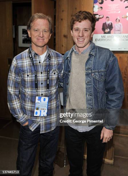 Filmmaker James Redford and Dylan Redford attend "The D Word: Understanding Dyslexia" at the Sundance Resort during the 2012 Sundance Film Festival...