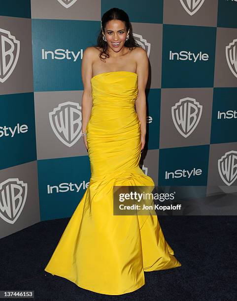 Actress Paula Patton arrives at the 13th Annual Warner Bros. And InStyle Golden Globe After Party held at The Beverly Hilton hotel on January 15,...