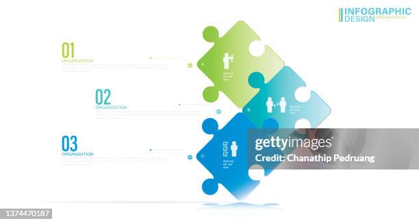 ilustraciones, imágenes clip art, dibujos animados e iconos de stock de infografía elementos ilustración de stock infografía, parte de, pasos, iconos - pieza de rompecabezas