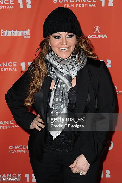 Actress/Singer Jenni Rivera attends the 'Filly Brown' premiere held at the Library Center Theatre during the 2012 Sundance Film Festival on January...