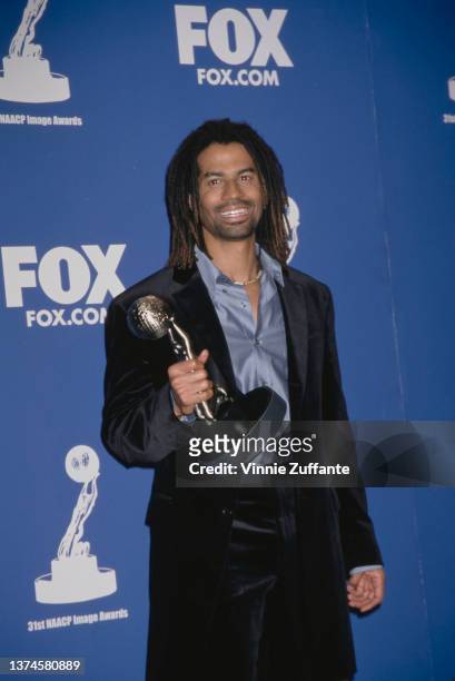 American singer-songwriter and actor Eric Benet attends 31st Annual NAACP Image Awards, held at the Pasadena Civic Auditorium in Pasadena,...