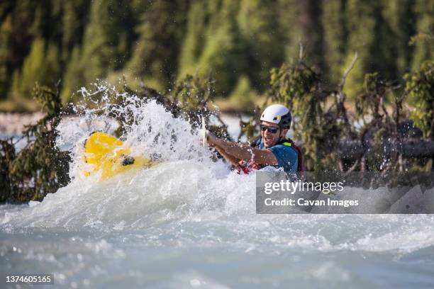 Single Rafting White Water Rafting Solo Photos and Premium High Res Pictures - Getty ...