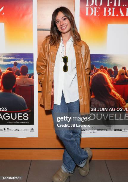 Anna Castillo attends the 1st "Nouvelles vagues" International Biarritz Film Festival - Day Three on June 30, 2023 in Biarritz, France.