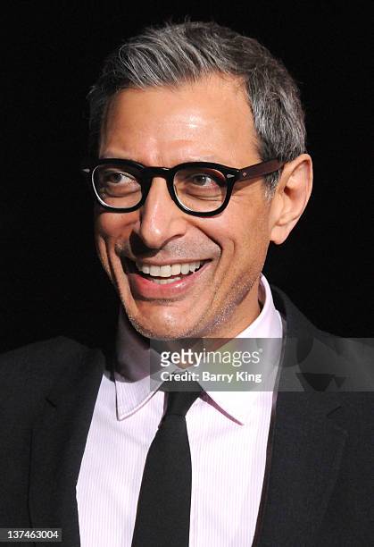 Actor Jeff Goldblum arrives at the 23rd Annual Palm Springs International Film Festival Awards Gala at Palm Springs Convention Center on January 7,...