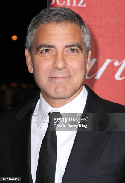 Actor George Clooney arrives at the 23rd Annual Palm Springs International Film Festival Awards Gala at Palm Springs Convention Center on January 7,...