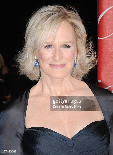 Actress Glenn Close arrives at the 23rd Annual Palm Springs International Film Festival Awards Gala at Palm Springs Convention Center on January 7,...