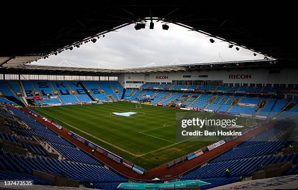 General view of the Ricoh Arena prior to the npower Championship match between Coventry City and Middlesbrough at The Ricoh arena on January 21, 2012...